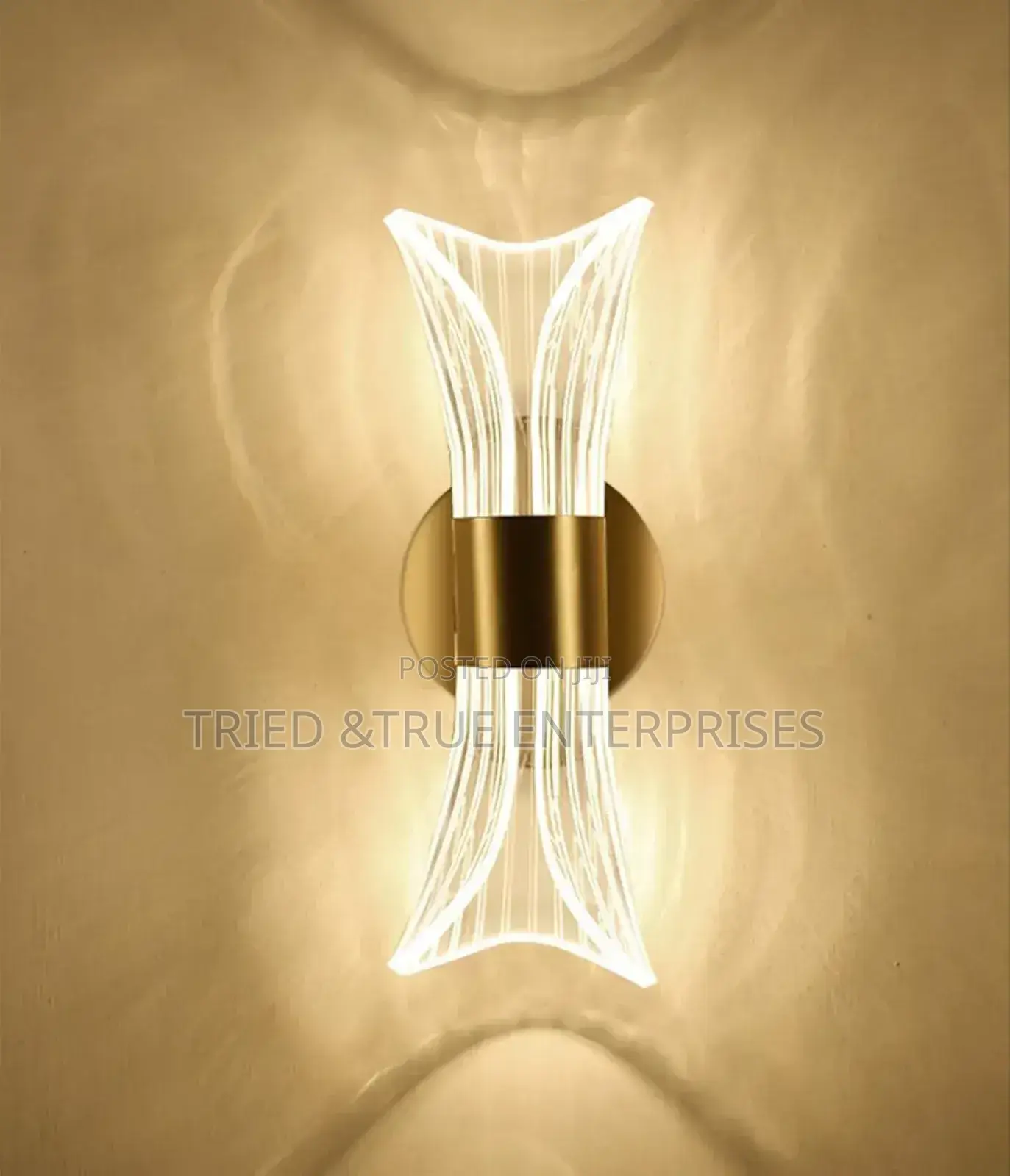 Modern LED Gold Wall Bracket Light Tricolour Kj9m