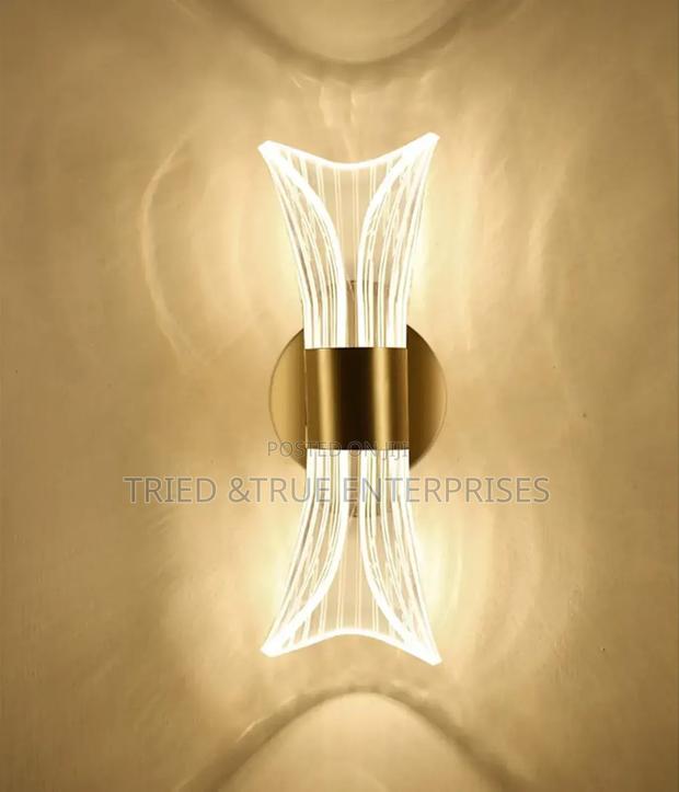 Modern LED Gold Wall Bracket Light Tricolour Kj9m