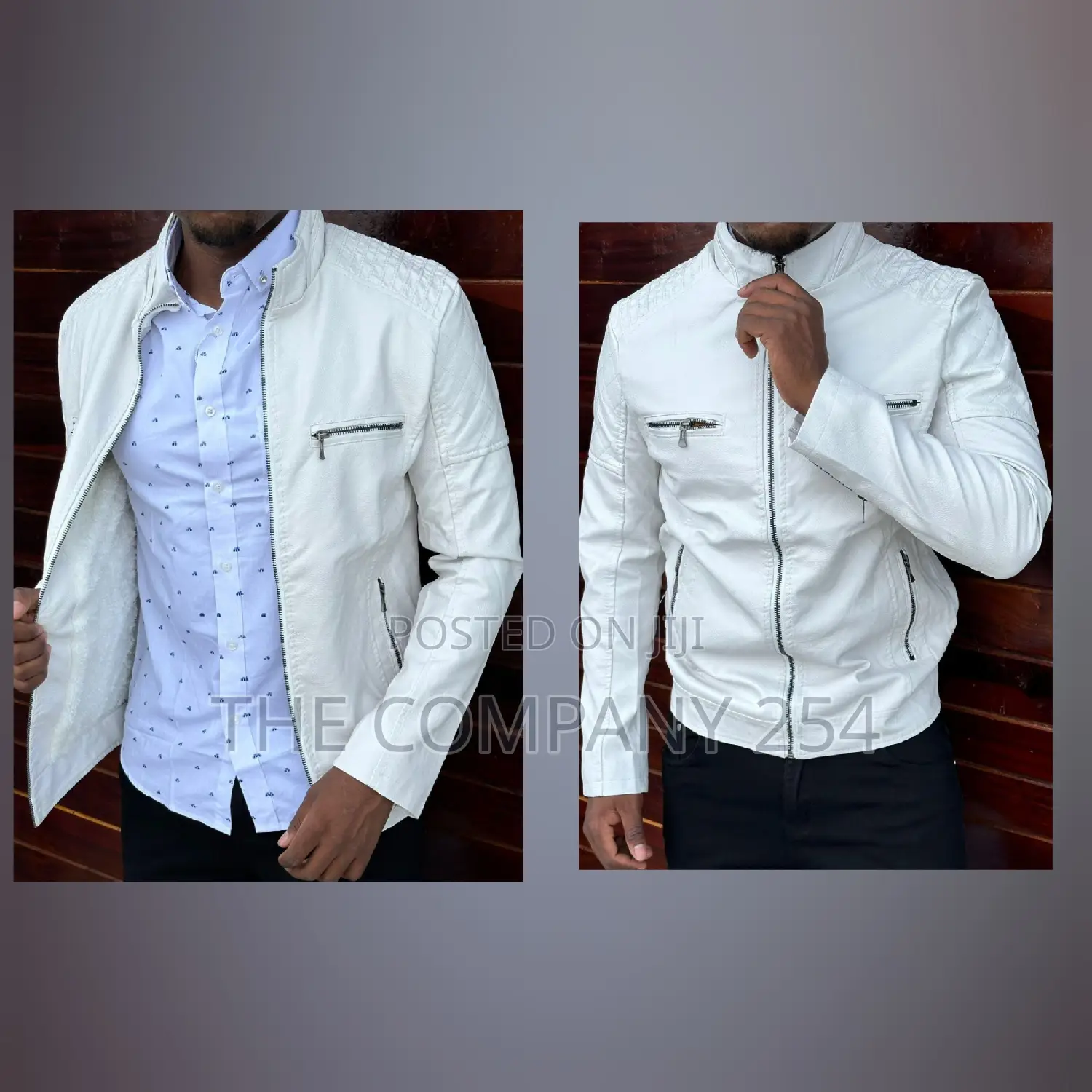 Classic Good Quality Genuine Mens Leather Jacket