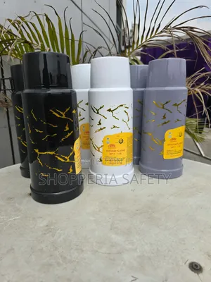 Luxurious Flask With Golden Patch