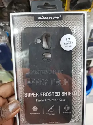Nokia 8.1 (X7) Nillkin Frosted Super Shield Case-Black