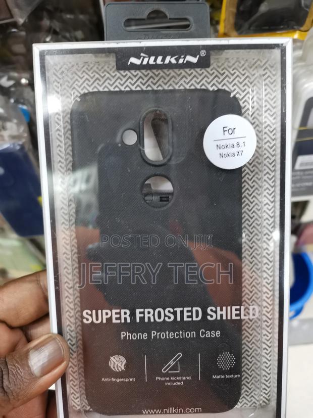 Nokia 8.1 (X7) Nillkin Frosted Super Shield Case-Black
