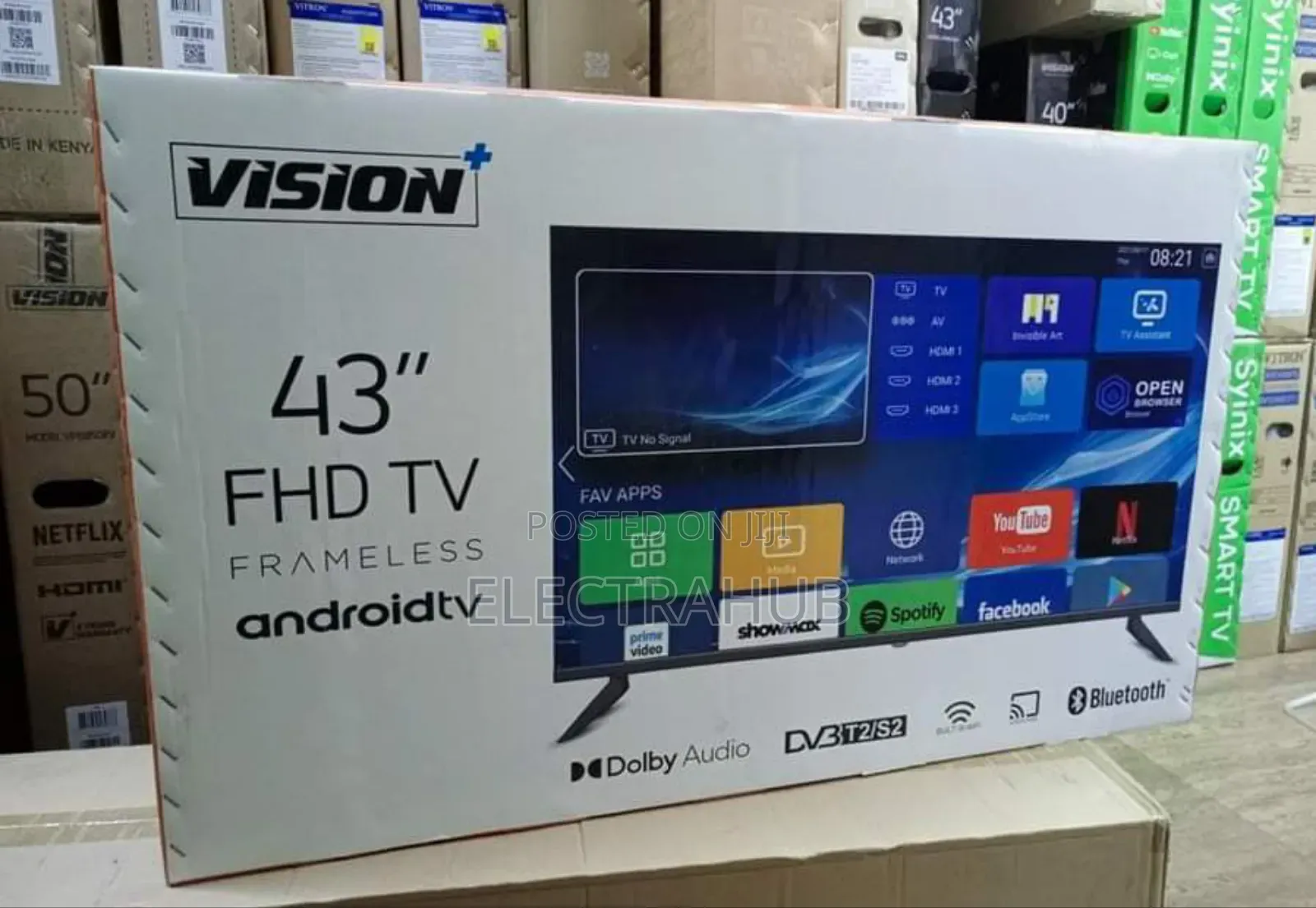 Vision Plus 43 Inch Smart Android FHD Tv New Sealed