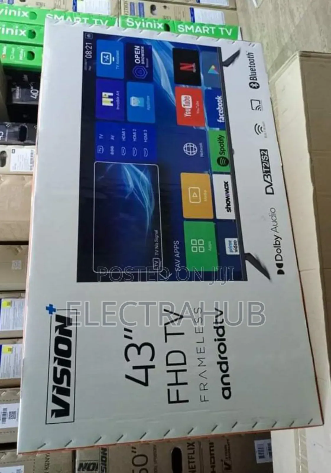 Vision Plus 43 Inch Smart Android FHD Tv New Sealed