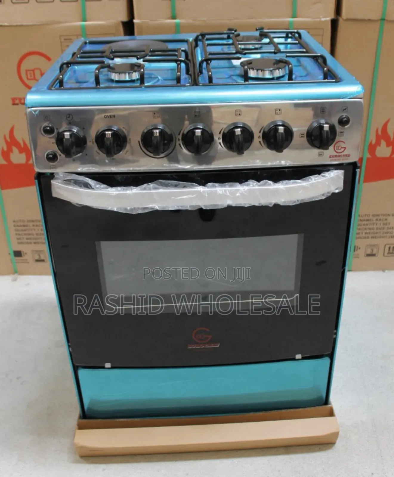 Eurochef 60*65 3+1e Standing Cooker