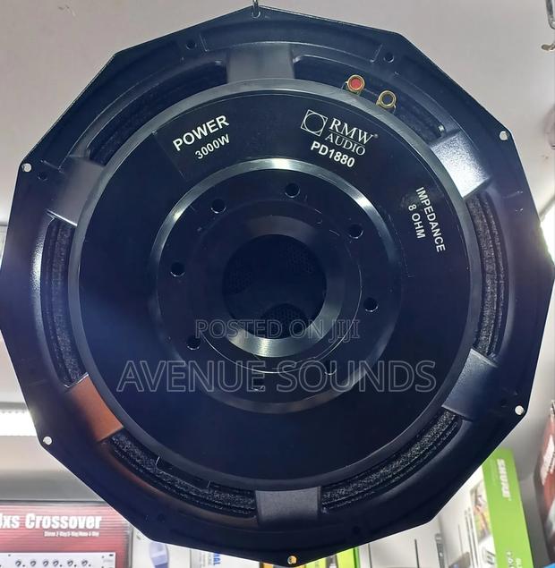 RMW Audio Pd1880 Bass Speaker