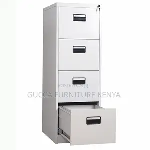 Cabinets: Office Vertical 4-Drawer Steel Storage Cabinet