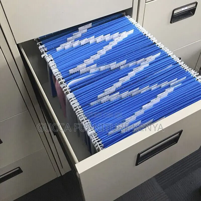 Cabinets: Office Vertical 4-Drawer Steel Storage Cabinet