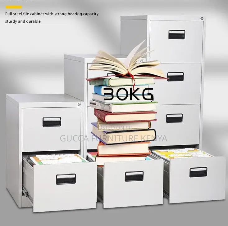 Cabinets: Office Vertical 4-Drawer Steel Storage Cabinet