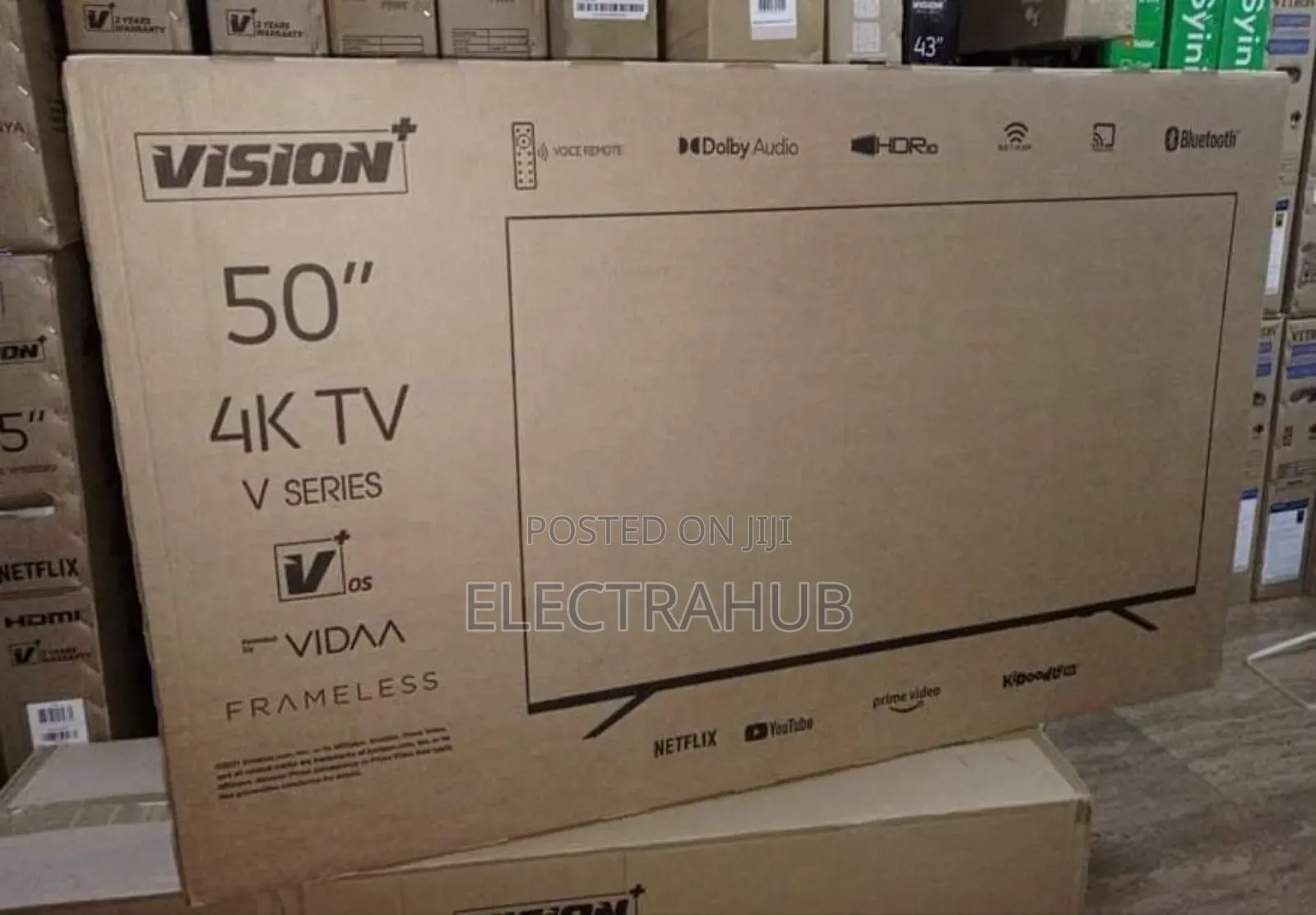 Vision Plus 50 Inch Frameless Tv New Sealed in a Shop