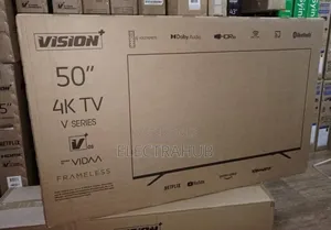 Vision Plus 50 Inch Frameless Tv New Sealed in a Shop