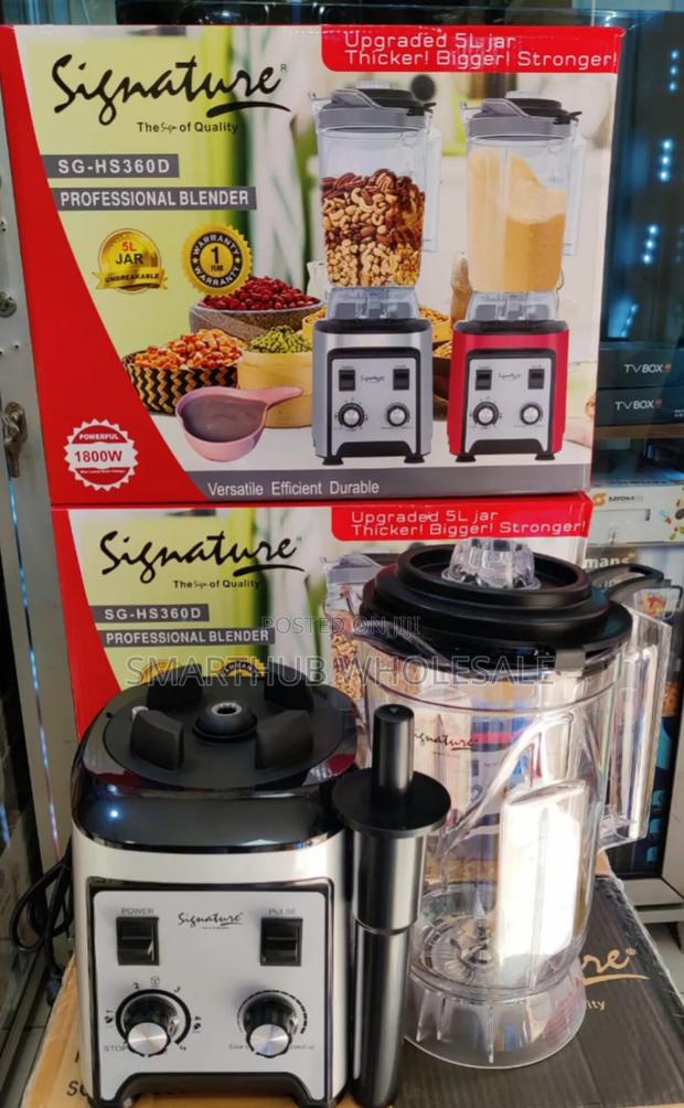*Signature Commercial Blender 5litres 1800w