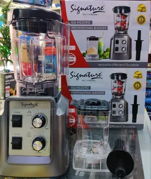 Signature Commercial 2in1 Blender With 2 Jars 1800w Sh-209d