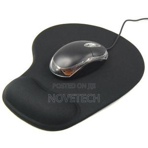 Wrist Comfort Mousepad Mat - Black - thumbnail 2