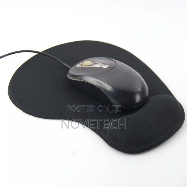 Wrist Comfort Mousepad Mat - Black - thumbnail 3