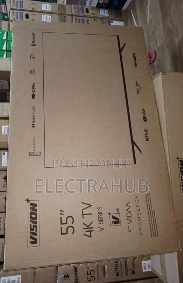 Vision Plus 55 Inch Smart Vidaa Frameless TV New Sealed - thumbnail 3