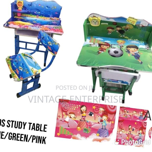 Kids Cartoon Themed Study Table - main view