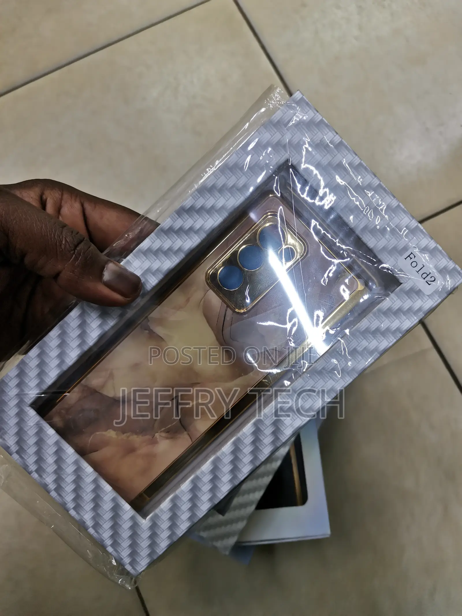 Samsung Galaxy Z Fold 2 Phone Cove Rshockproof Glass Case