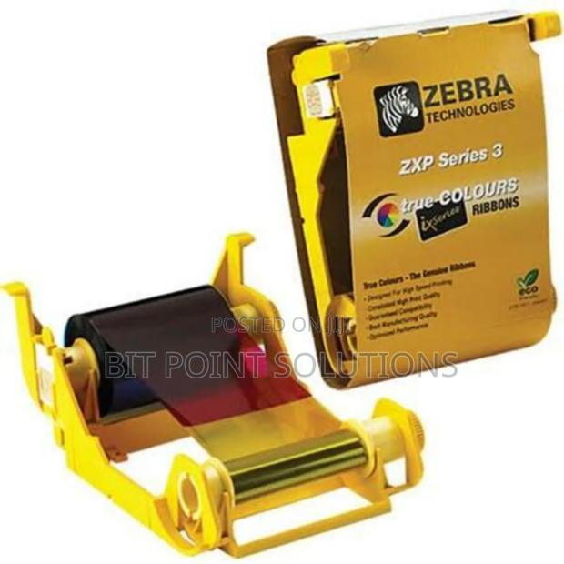 Zebra YMCKOK Full Colour Ribbon 57mm×97m ZXP3. (800033-848)