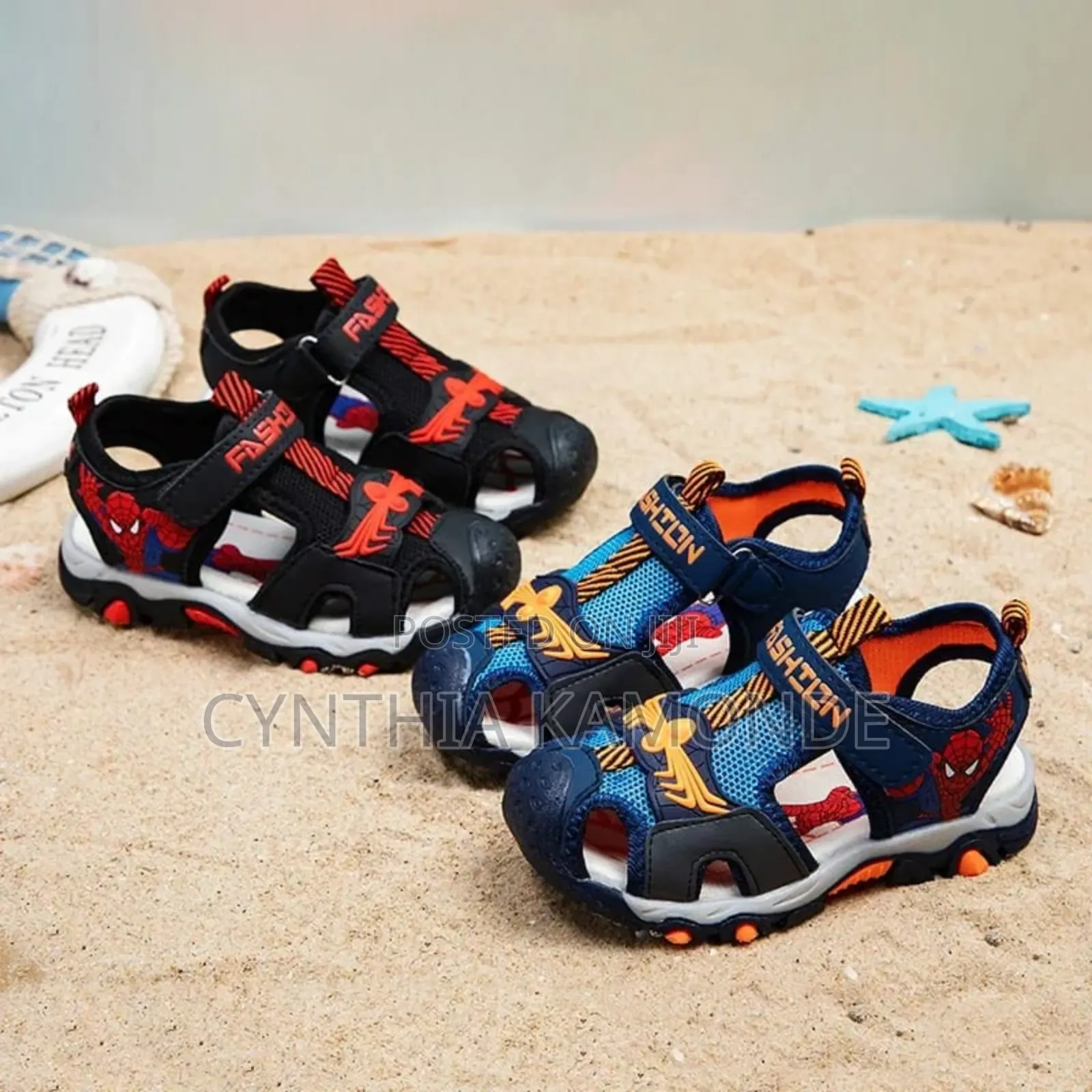 Kids Spiderman Sandals Size 26-36