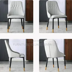 Dining Chairs: 2 Seat Faux Leather Home Chair