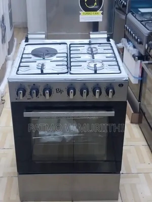 Cooker, Bj's Standing Cooker 3gas +1electric Plate Inox