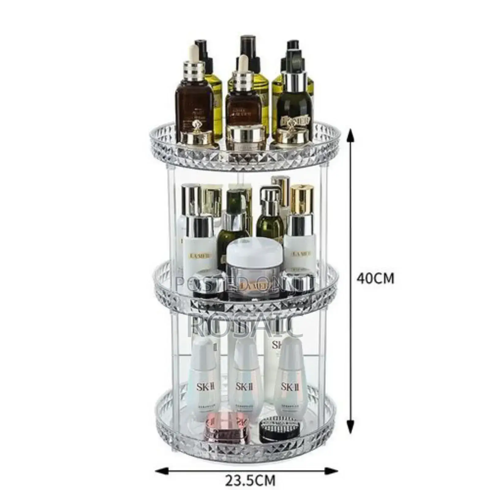 3 Layers Rotating Storage Organizers