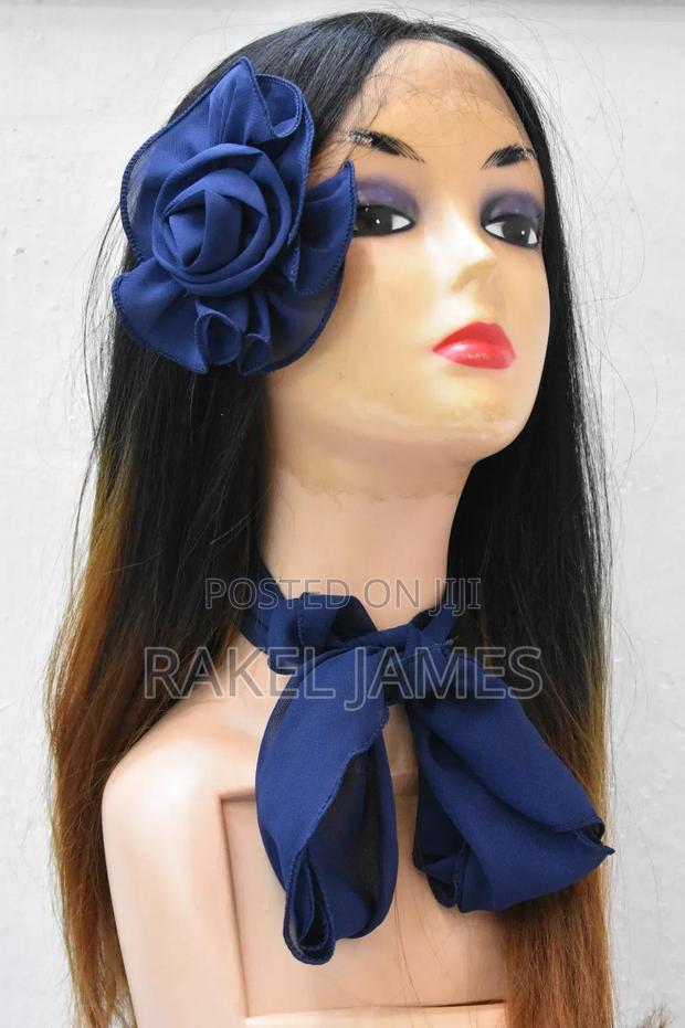 Ladies White Scarves - thumbnail 2