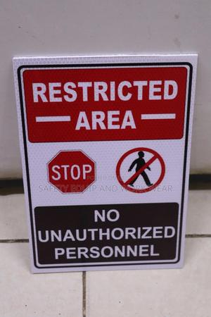 Restricted Area Signage - thumbnail 2