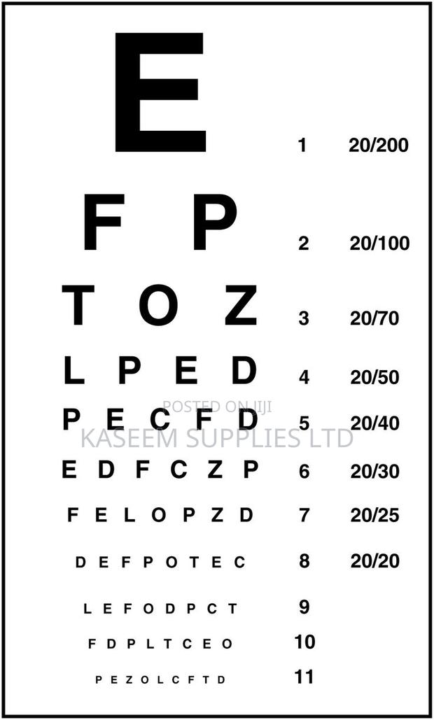 Eye Chart (Snellen) - main view
