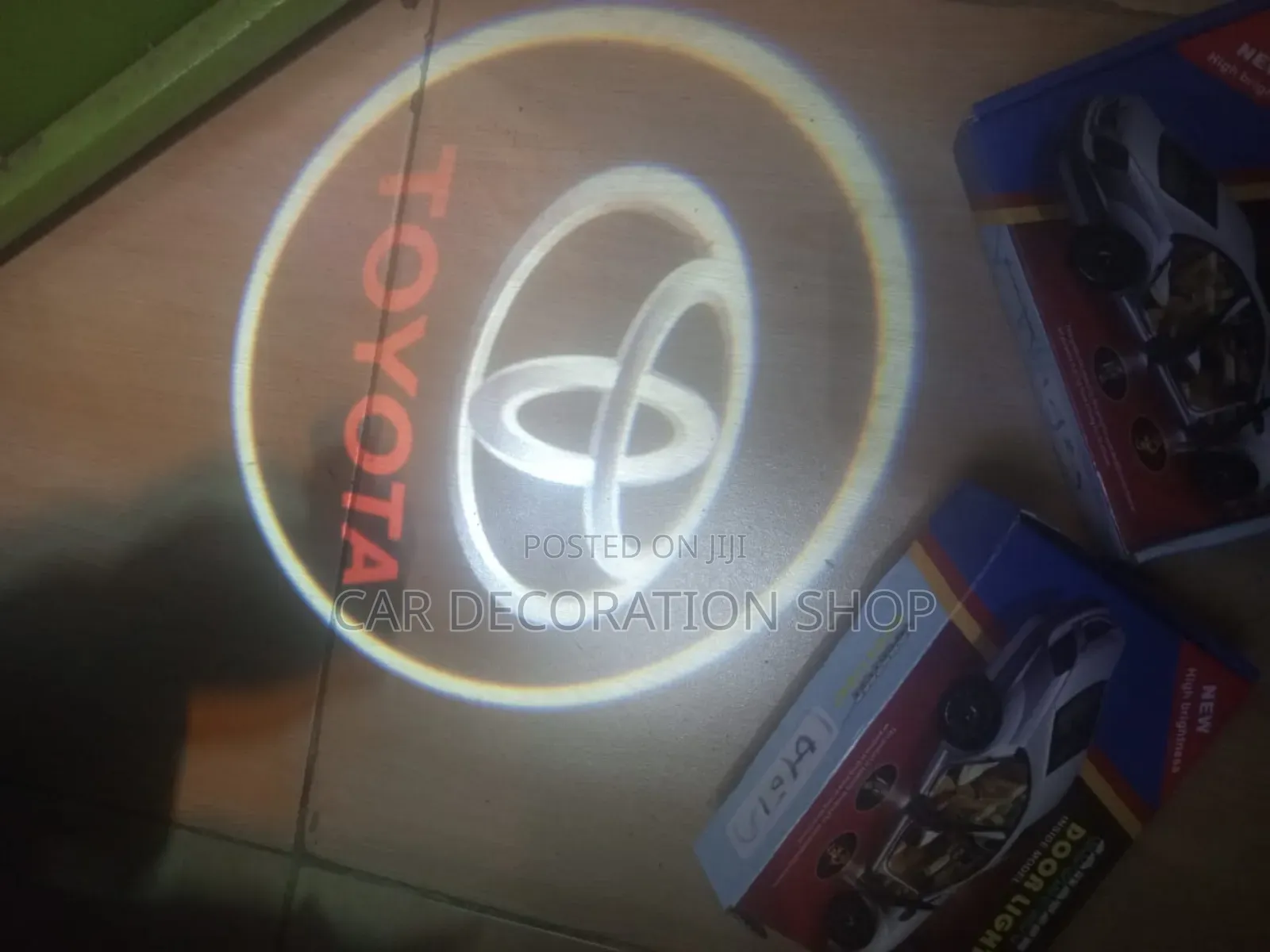Door Open Floor Toyota Logo Projector Lights