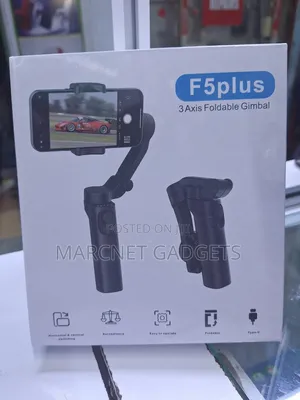 3 Axis Foldable Rotate Gimbal F5 Plus Rechargeable With Pan