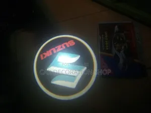 2pcs Floor Shadow Light With Suzuki Logo