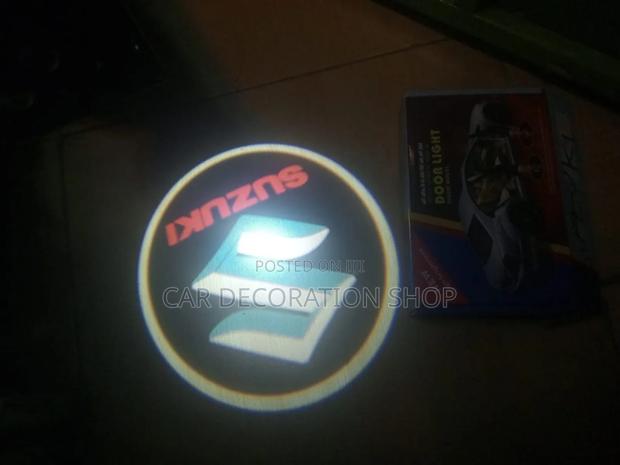 2pcs Floor Shadow Light With Suzuki Logo - main view