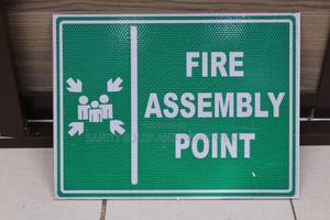 Fire Assembly Point Reflective Signage - thumbnail 2
