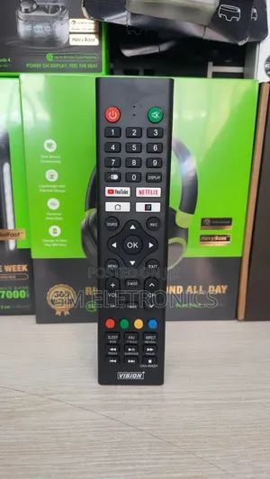 Vision+ 43" VP8843SF Smart Tv Replacement Remote Control.