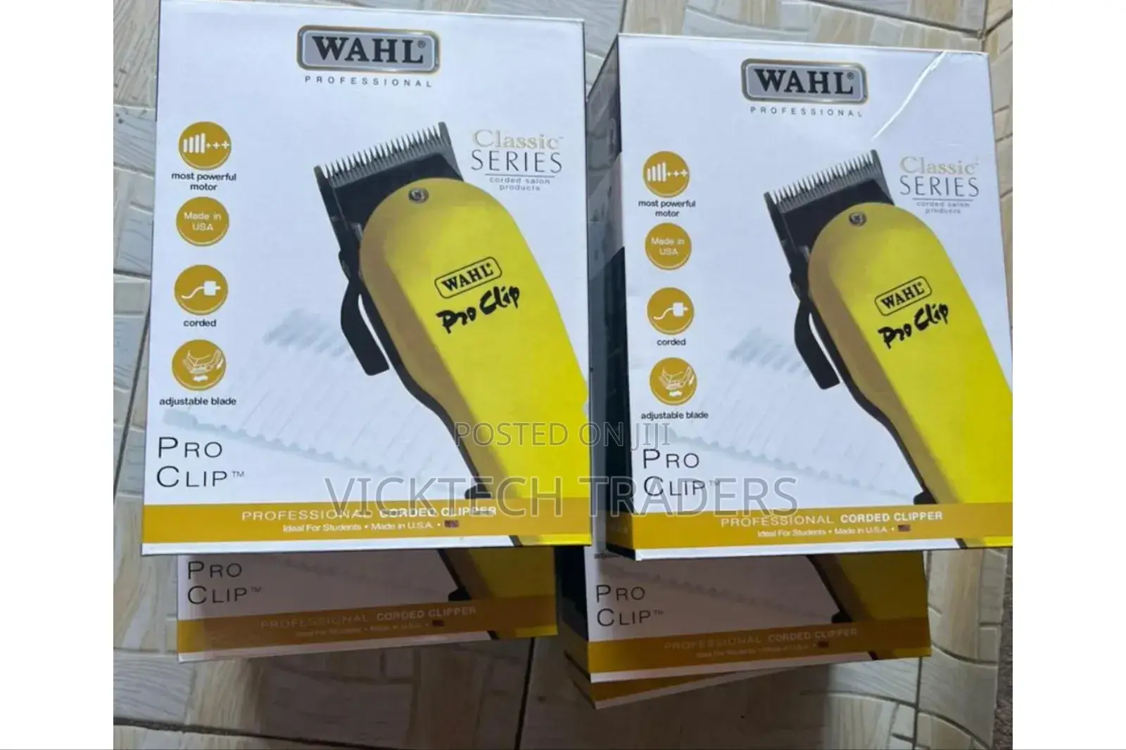 Wahl Pro Clip Yellow Shaving Machine