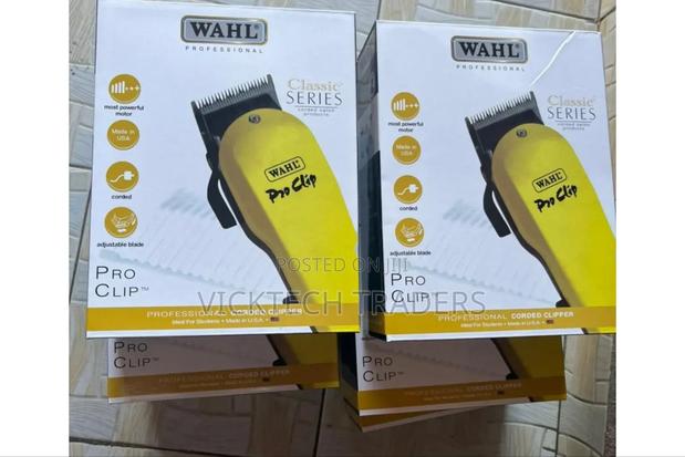 Wahl Pro Clip Yellow Shaving Machine - main view