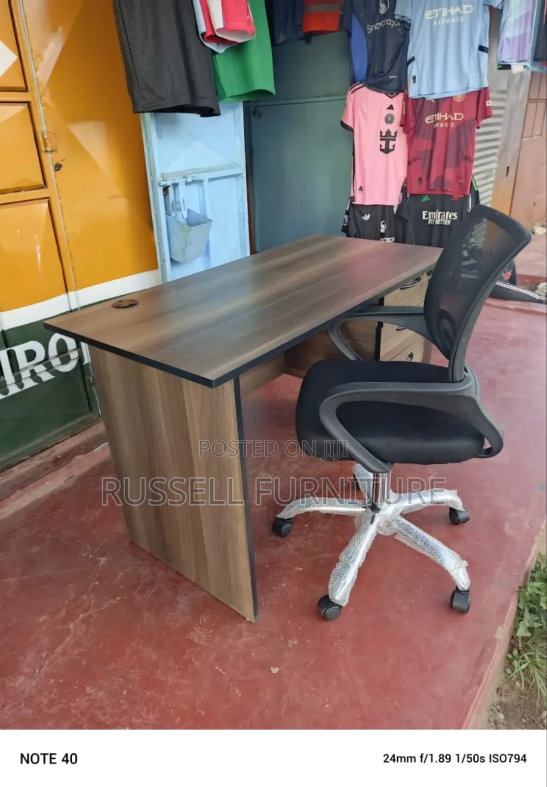 Mesh Office Chair and Study Table