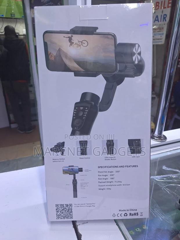 S5B Powered 3 Axis Stabilized Gimbal With 360 Rotate - main view