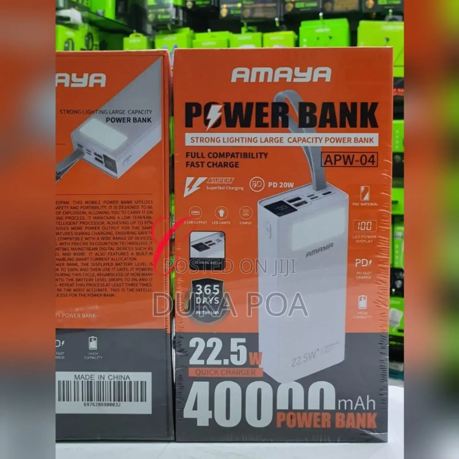 Powerbank, Amaya Powerbank 40,000mah 22W