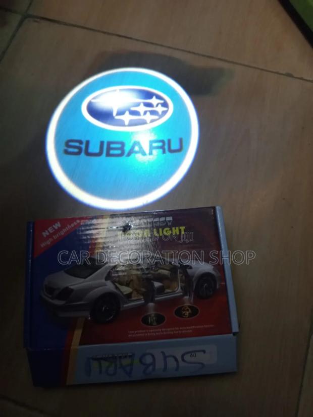 Subaru Door Floor Laser Logo Projector Lights - main view