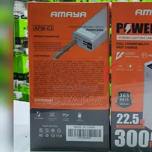 Amaya Powerbank, Powerbank Amaya 30,000 Mah