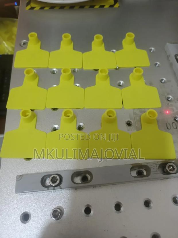 Yellow Color/S Plain Animal Ear Tags
