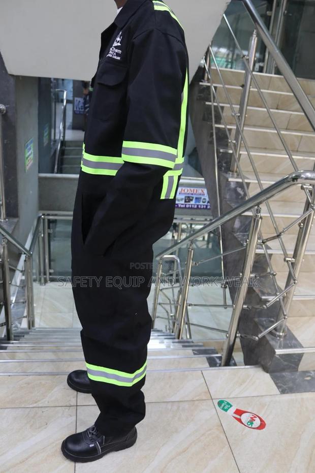 Safety Overall Reflective Black Branded - thumbnail 2