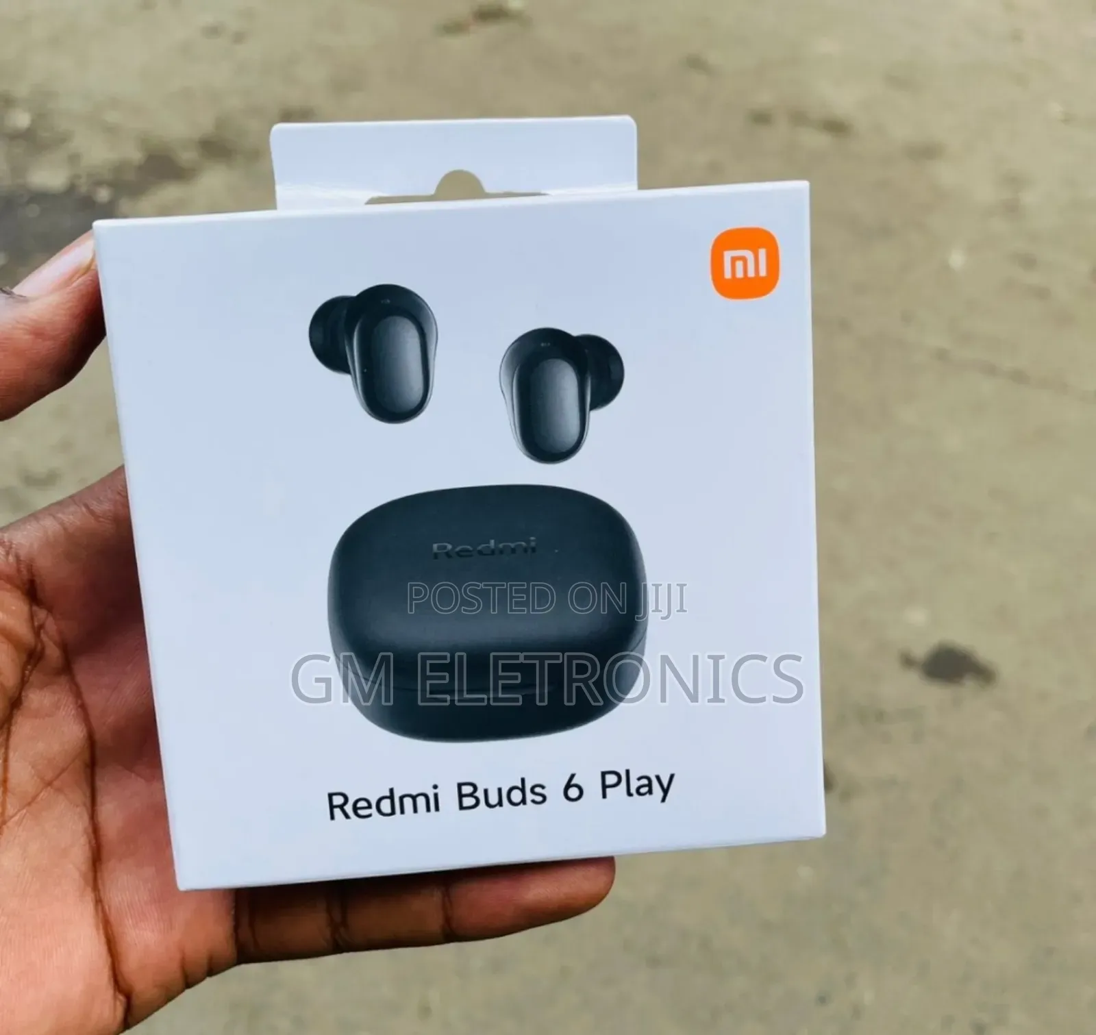 Original Redmi Buds 6 Play- Black.