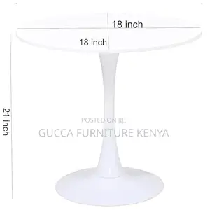 Dining Tables: Mid-Century Round Pedestal Dining Table
