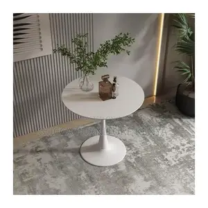 Dining Tables: Mid-Century Round Pedestal Dining Table