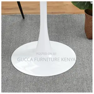 Dining Tables: Mid-Century Round Pedestal Dining Table