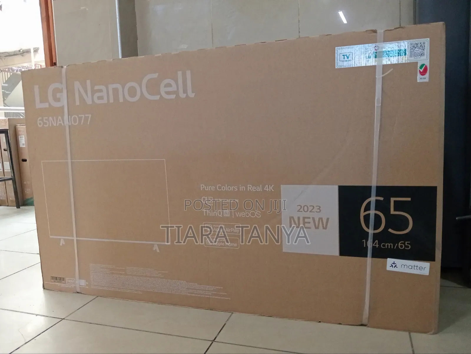 Lg 65" Nano77 Smart Webos Tv